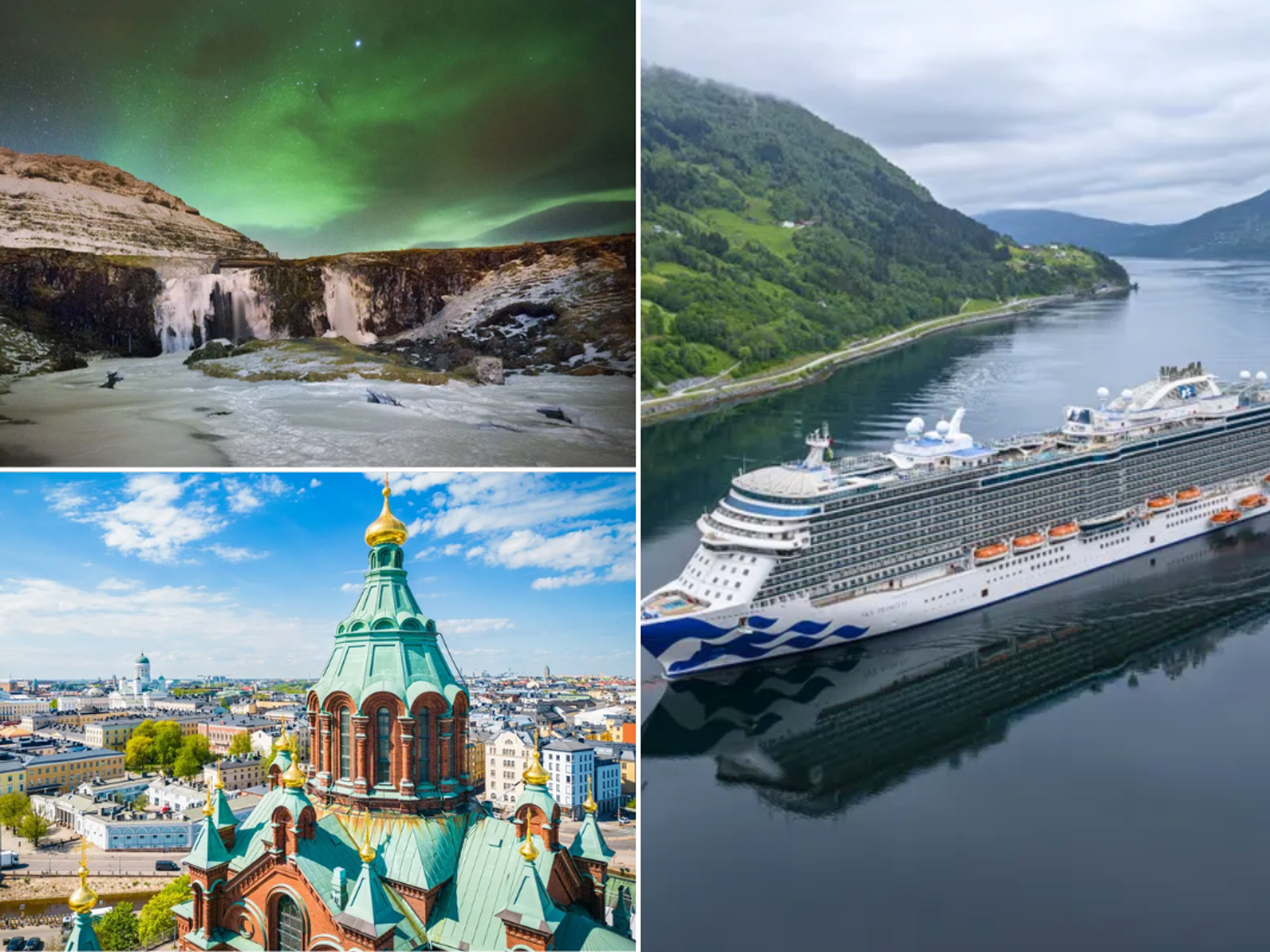 Iceland Northern Lights Reykjavik / Helsinki, Finland / Olden, Norway, Princess Cruises ship