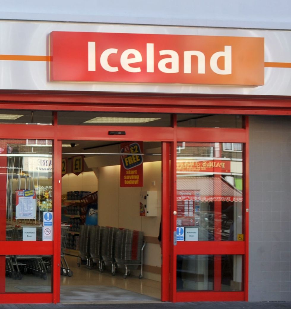 Iceland outside store 