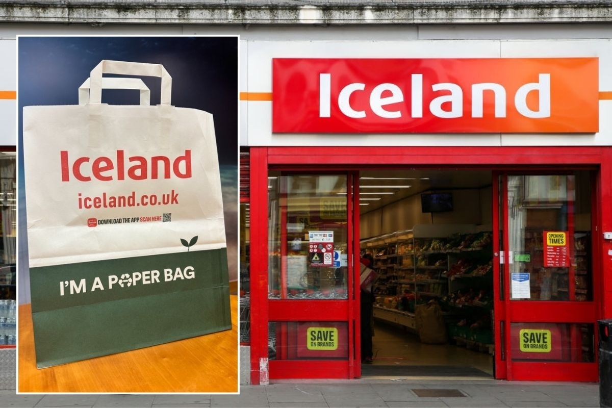 Iceland paper carrier bag / Iceland
