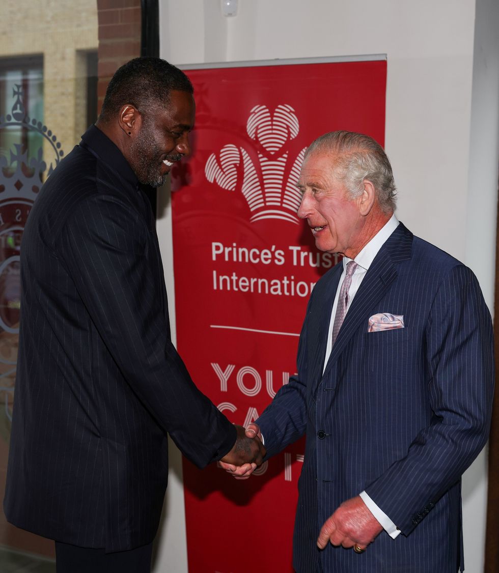 Idris Elba and King Charles