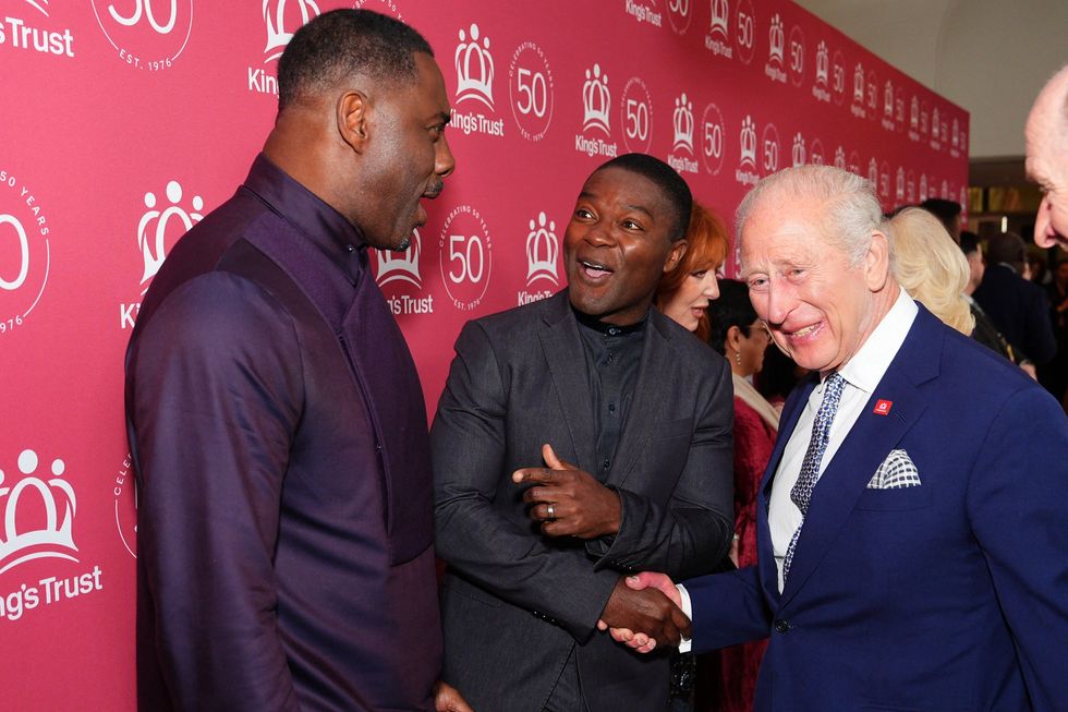 Idris Elba and King Charles