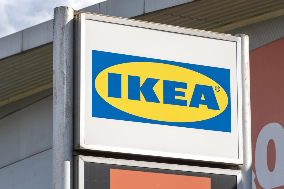 Ikea logo outside store