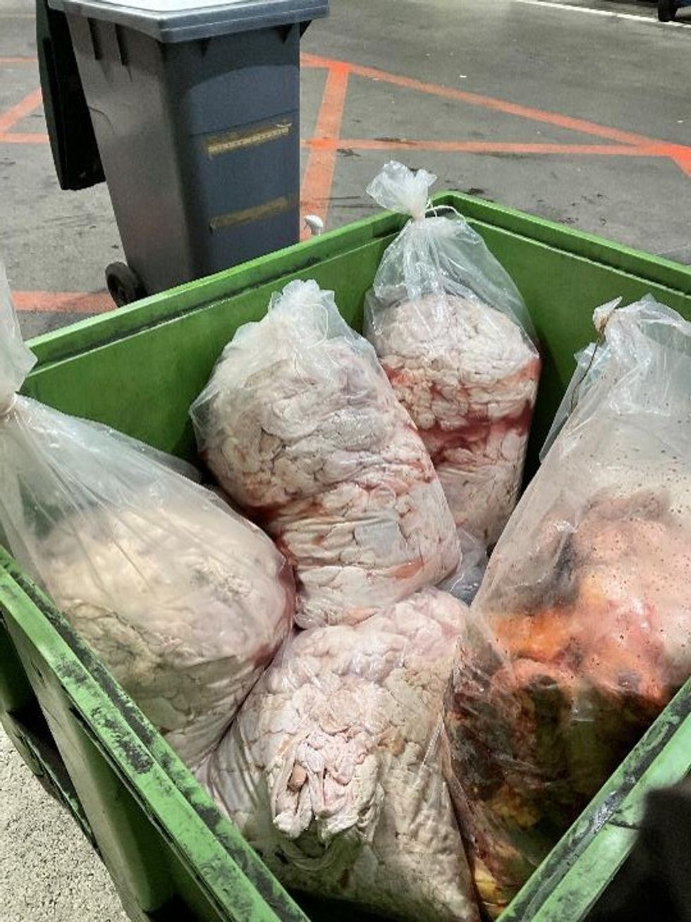 Illegal meat confiscated at Dover