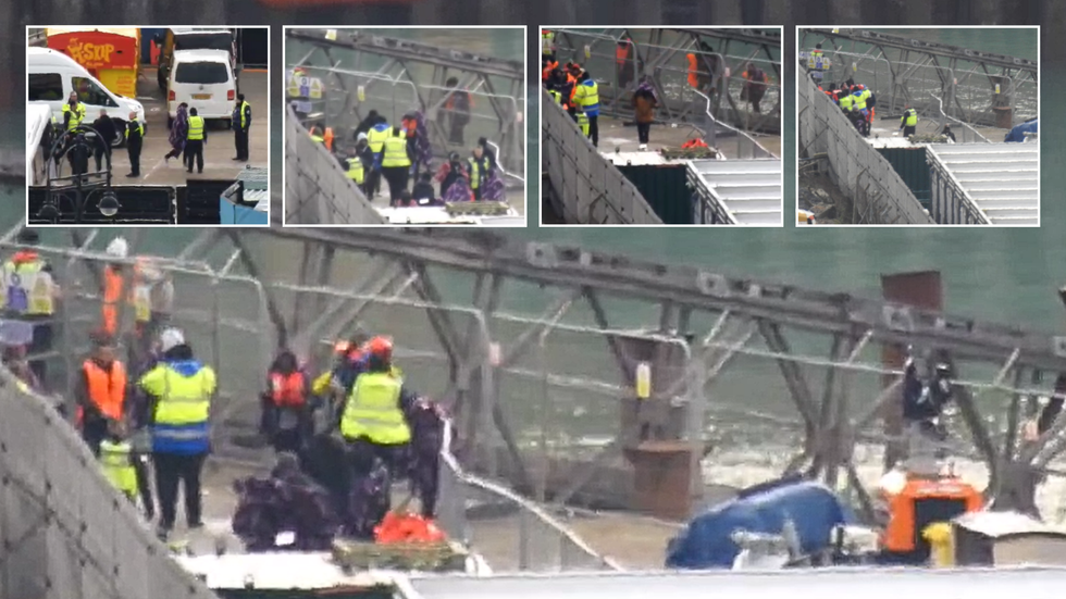 Illegal migrants in Dover