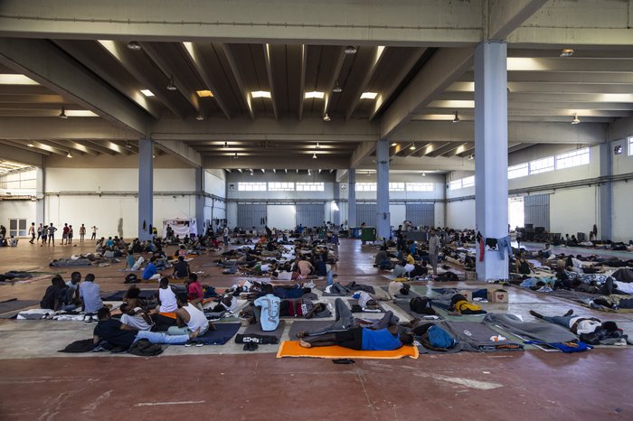 Illegal migrants in Libya