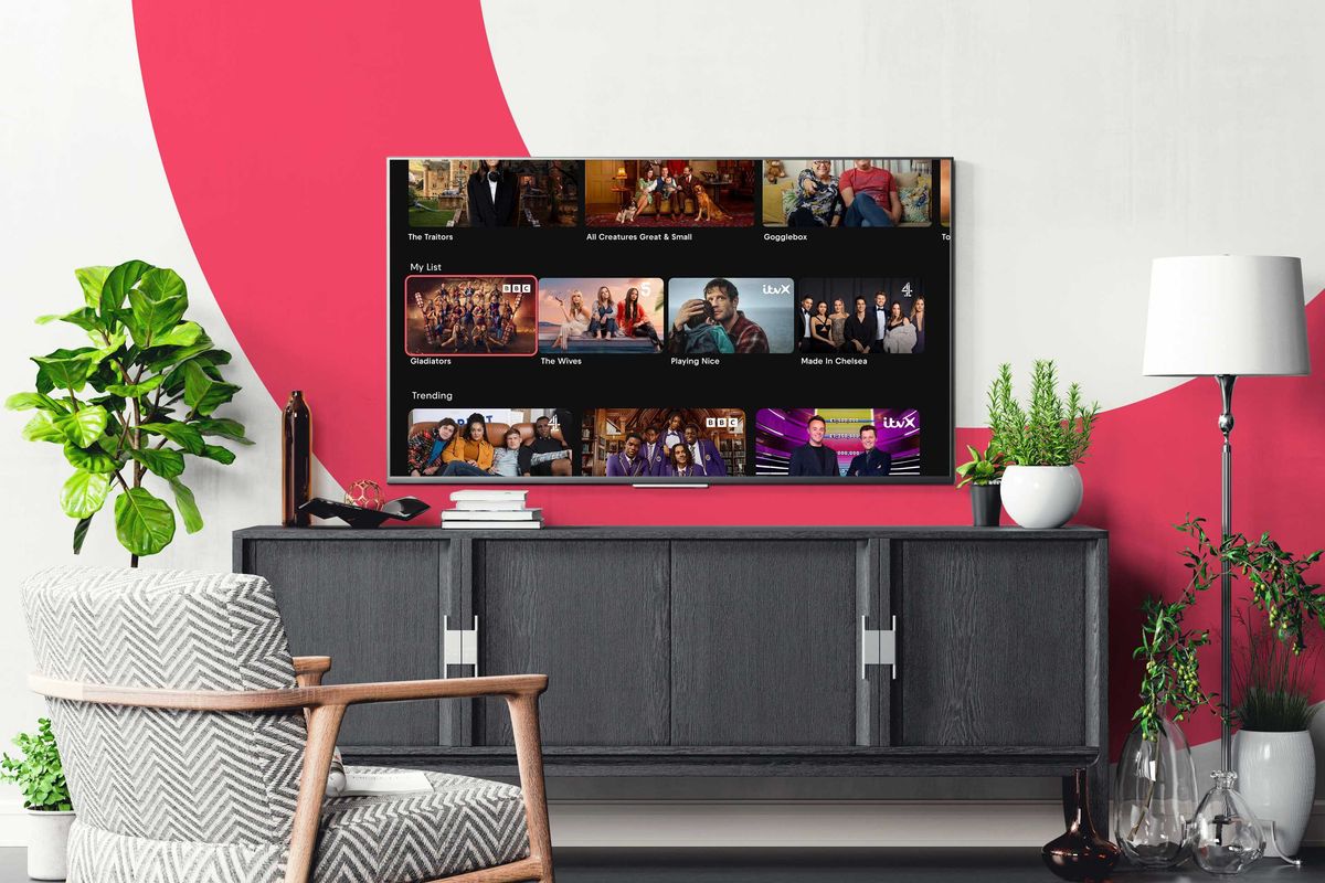 image of a freely compatible television wall-mounted