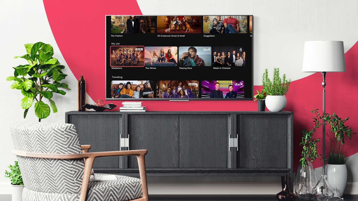 image of a freely compatible television wall-mounted