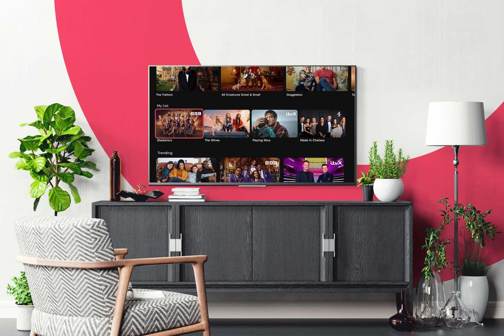 image of a freely compatible television wall-mounted