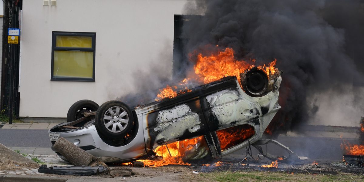 NextImg:Britons rally together to raise money for carer whose car was torched in violent riots