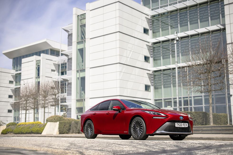 Image of hydrogen Mirai car