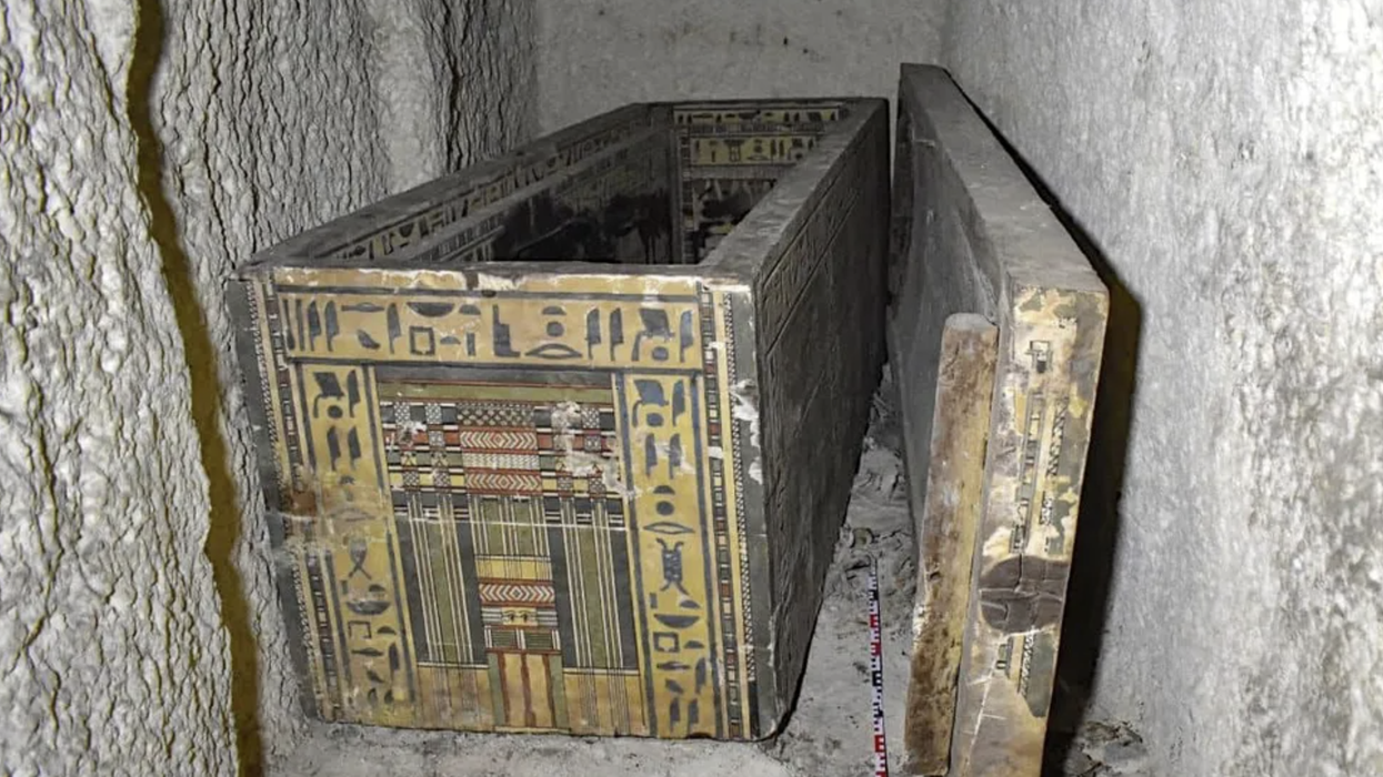 Image of the excavated tomb of Edi, a daughter of an Ancient Egyptian governor from the Asyut region