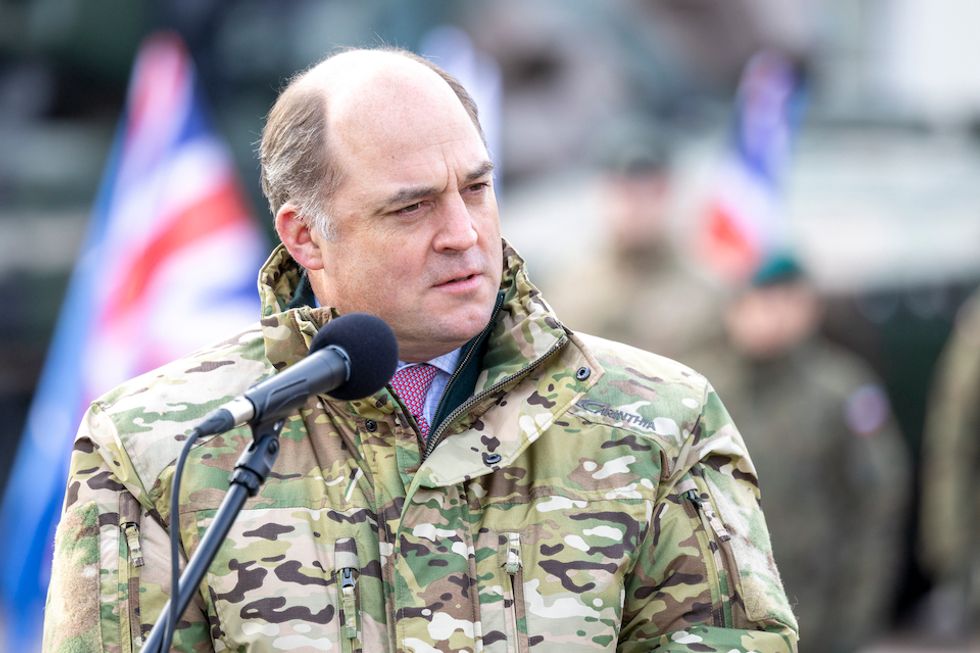 Image of the Secretary of State for Defence The Rt Hon Ben Wallace MP, seen here in Olsztyn, Poland. A landmark agreement has been reached between Defence Secretary Ben Wallace and Polish Defence Minister Mariusz B\u0142aszczak to cooperate on Poland\u2019s future air defence system. The Secretary of State for Defence met with the Polish Defence Minister to discuss military cooperation, upholding the UK\u2019s support to Poland, and our commitment to NATO\u2019s enhanced Forward Presence.