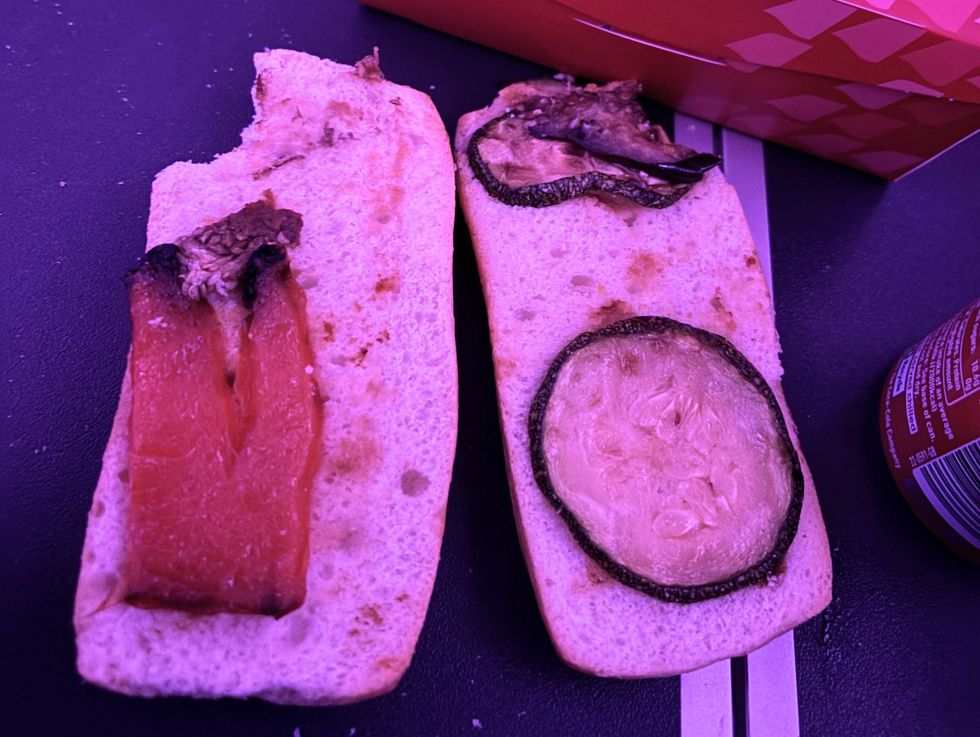 Image of Virgin Atlantic vegan sandwich