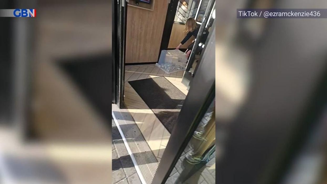 WATCH: McDonald's staff clear branch of mice after shocking pro-Palestine stunt