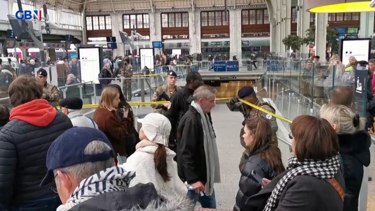 WATCH: Security tight at Paris rail station after a knife attack leaves three wounded