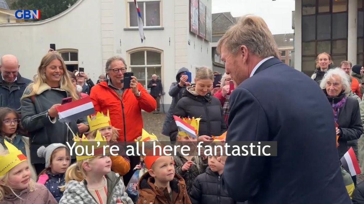 WATCH: King of the Netherlands pokes fun at Princess Kate