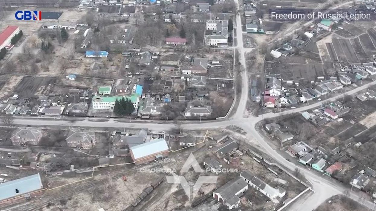 WATCH: Russian forces destroy a warehouse in Tetkino