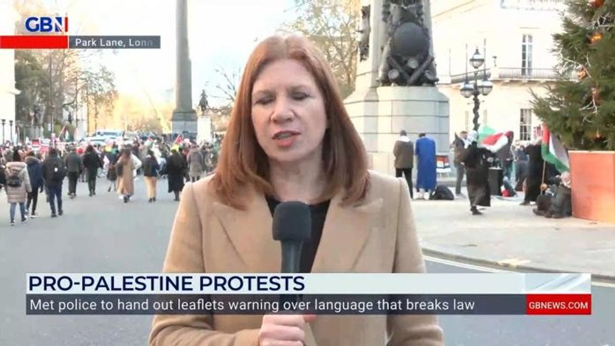 'It was really intimidating': GB News' Katherine Forster left 'shaken up' after harassment from pro-Palestine protesters