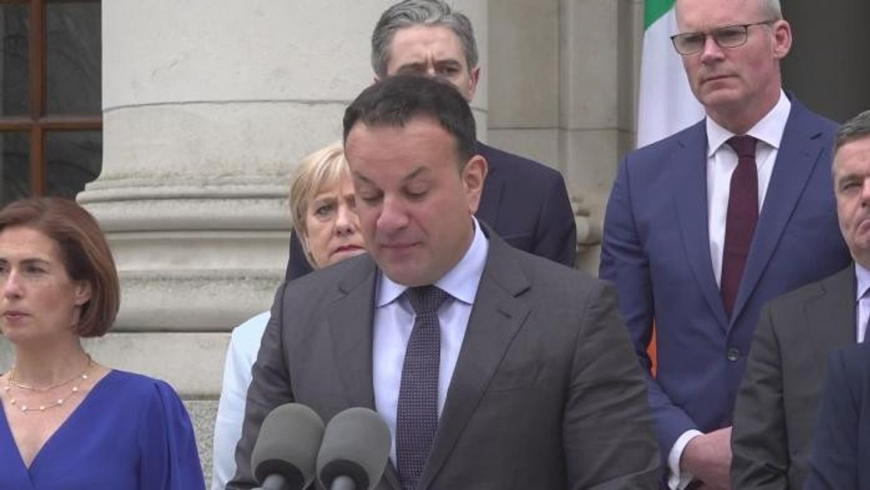 WATCH: Leo Varadkar emotional as he steps down as Irish Prime Minister