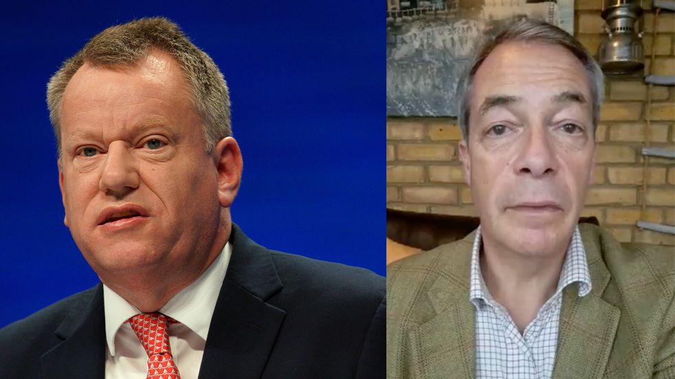 Nigel Farage slams Lord Frost’s attempt to unite Tories - ‘Now is the time to DESERT the Conservative Party’