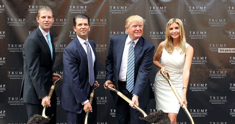 Donald Trump and children sued by New York for 'exaggerating wealth by billions
