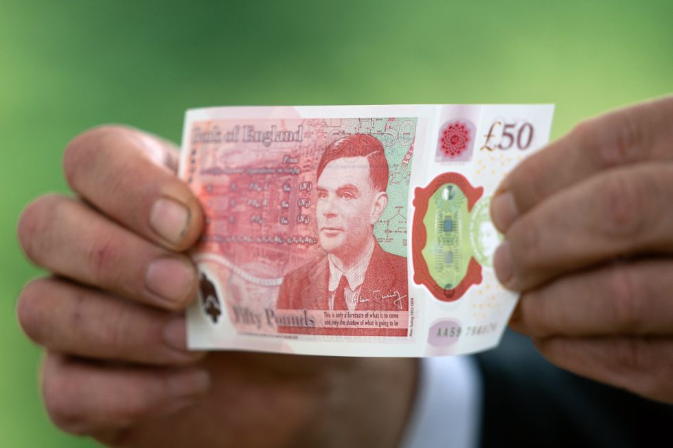 Alan Turing £50 polymer banknote enters circulation
