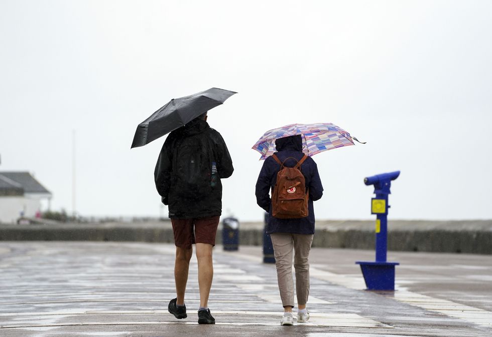 Weather: Heavy showers and thunderstorms today, especially southern UK