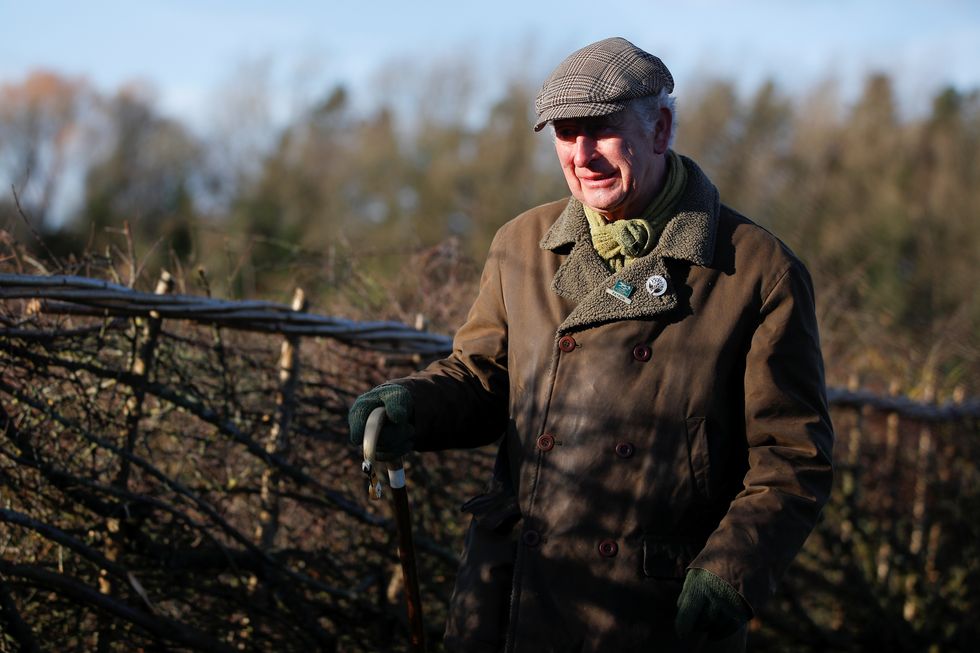 Prince Charles hosts hedgelaying event at Highgrove estate
