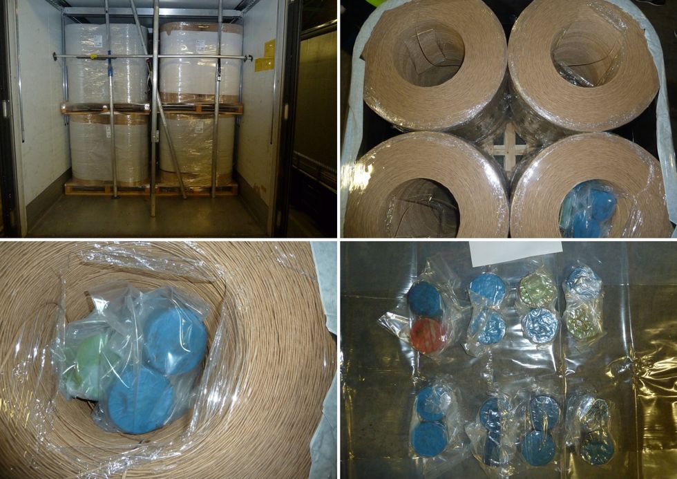 Drug Bust: Croatian lorry driver smuggled cocaine worth £1.6m in reels of paper