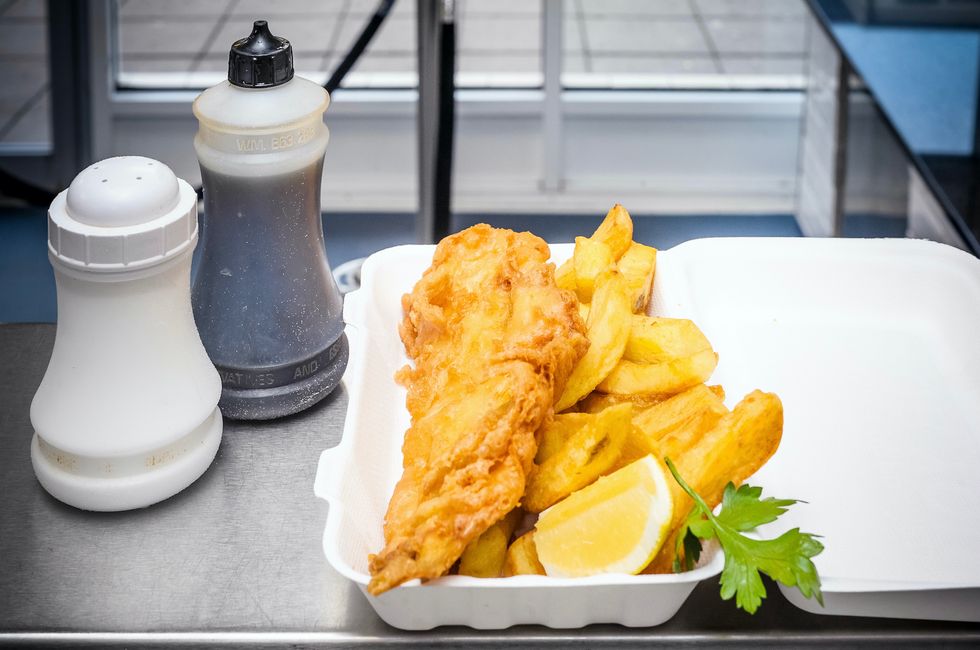 Fish and chip shop in Kent goes viral after serving salad with their portions