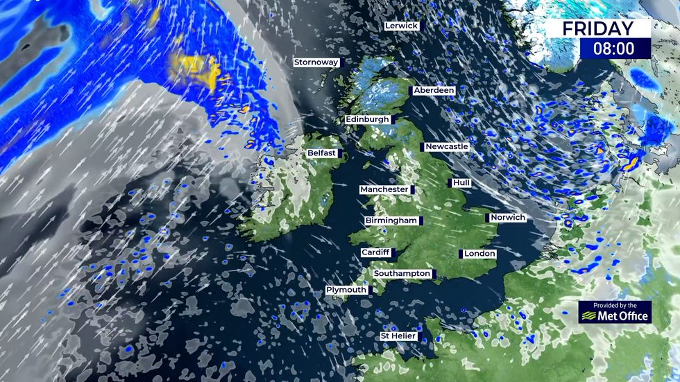 UK weather: Less cold, mostly dry and sunny