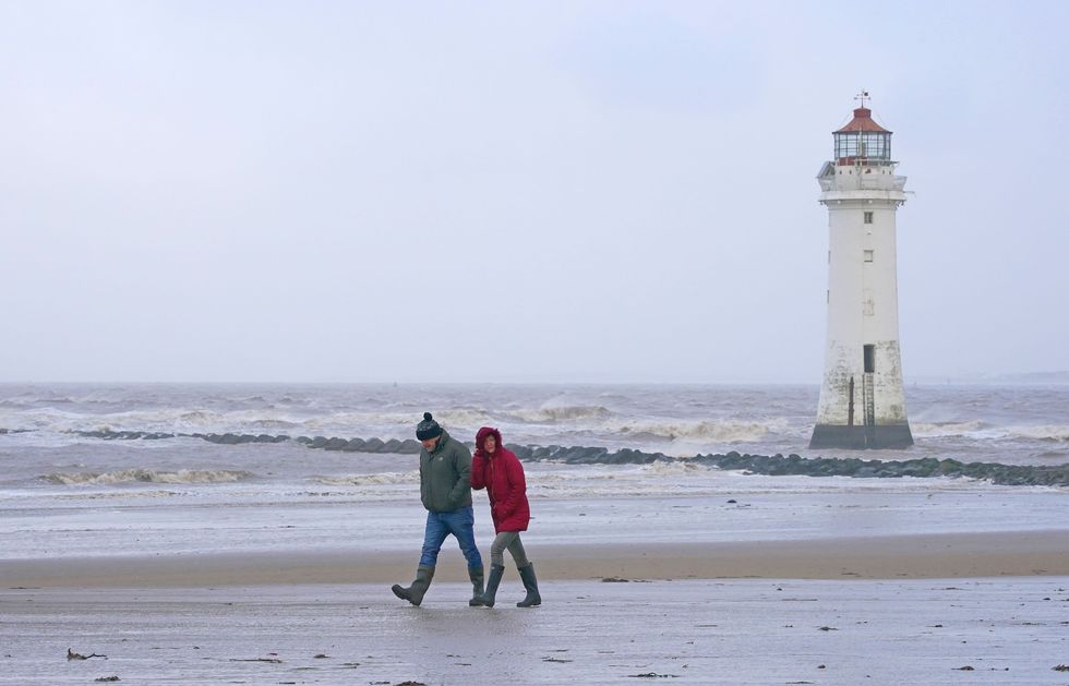 UK Weather: Windy with rain in south and wintry showers in north