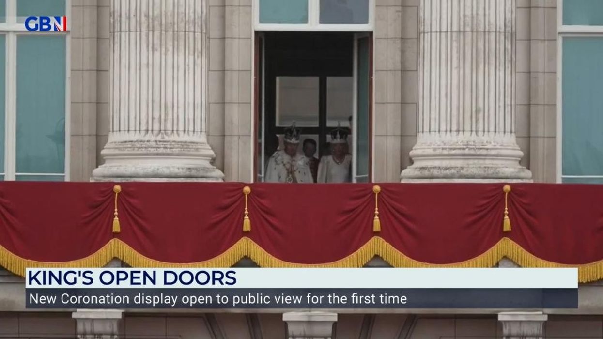 Inside Buckingham Palace's Coronation display - GB News' special access behind palace walls