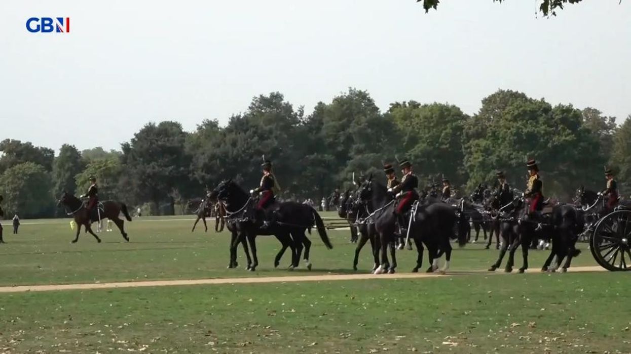 WATCH: Incredible 41-gun salute marks King Charles’ accession anniversary