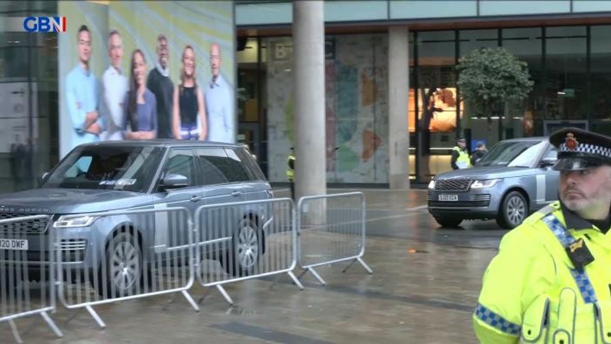 WATCH: Rishi Sunak heckled by furious anti-Tory activist as he arrives in Manchester