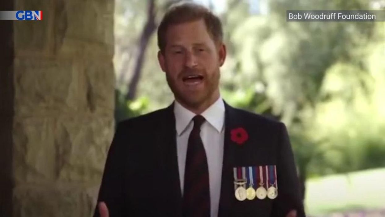 WATCH: Prince Harry makes ginger joke as he delivers message for 2023 Stand Up for Heroes