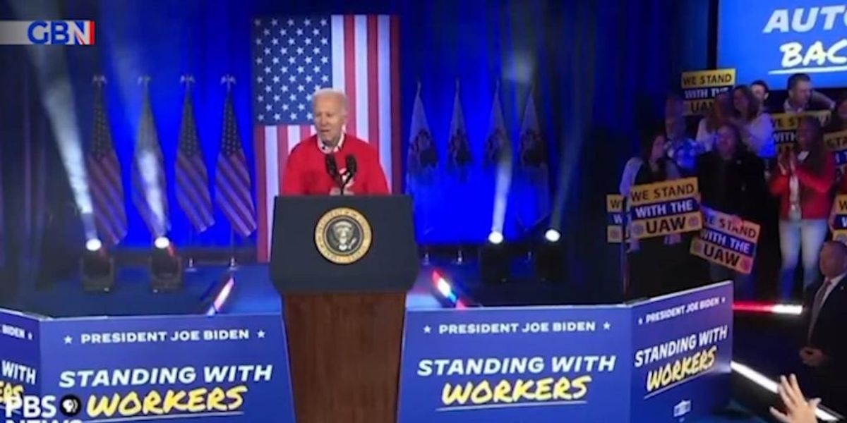 NextImg:WATCH: Moment Joe Biden is heckled by pro-Palestine protestor