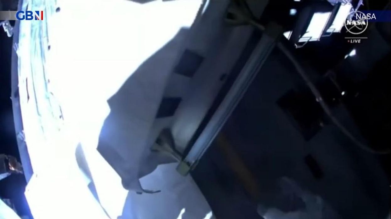 WATCH: NASA astronaut DROPS tool bag during all-female spacewalk