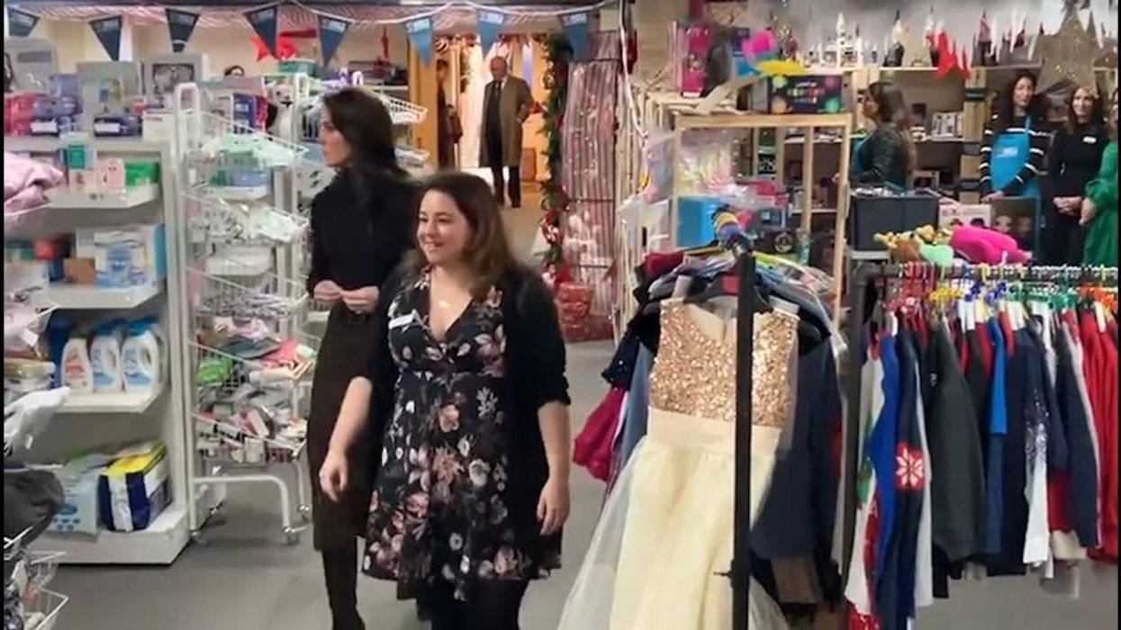 WATCH: Princess Kate steps out at baby bank as she supports families in need