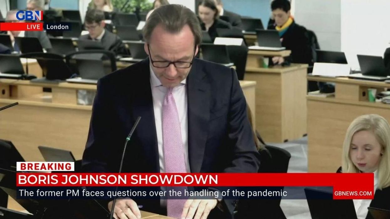 WATCH: Boris Johnson is heckled just minutes into Covid Inquiry