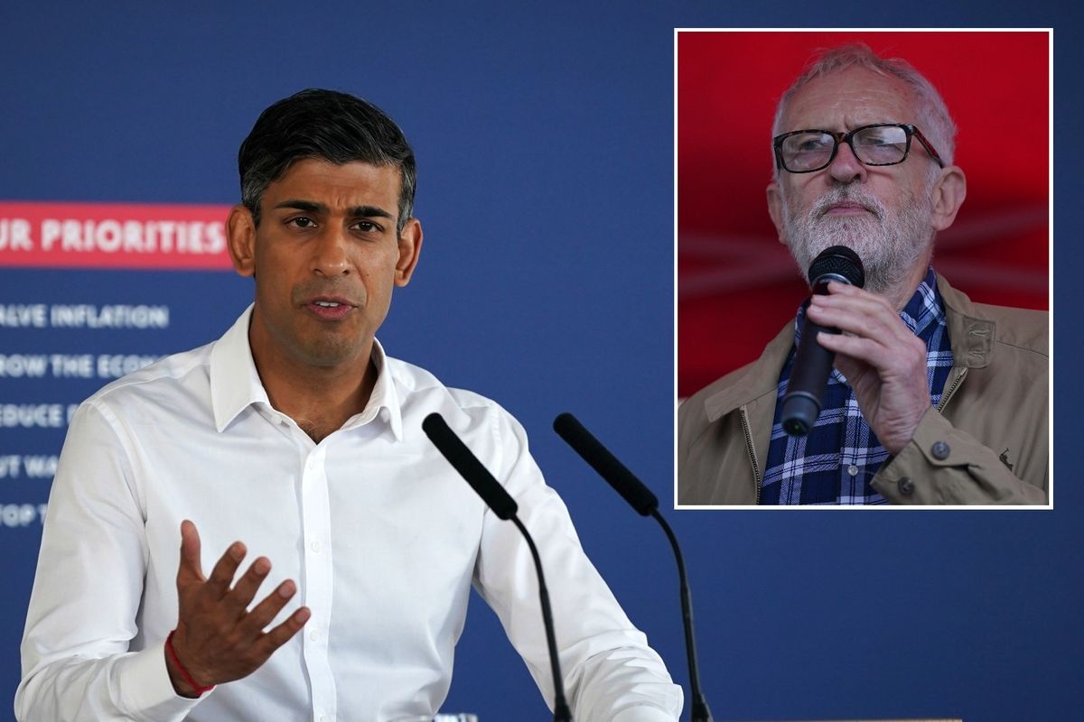 Rishi Sunak's popularity plunges nearly as low as CORBYN in damning new data set to cause Tory panic