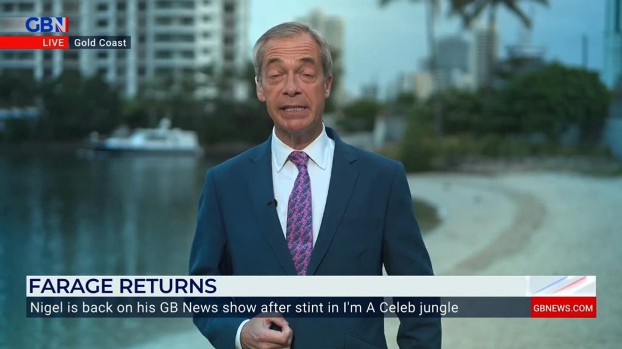 Nigel Farage RETURNS from the jungle and issues a stern warning to ITV boss Kevin Lygo