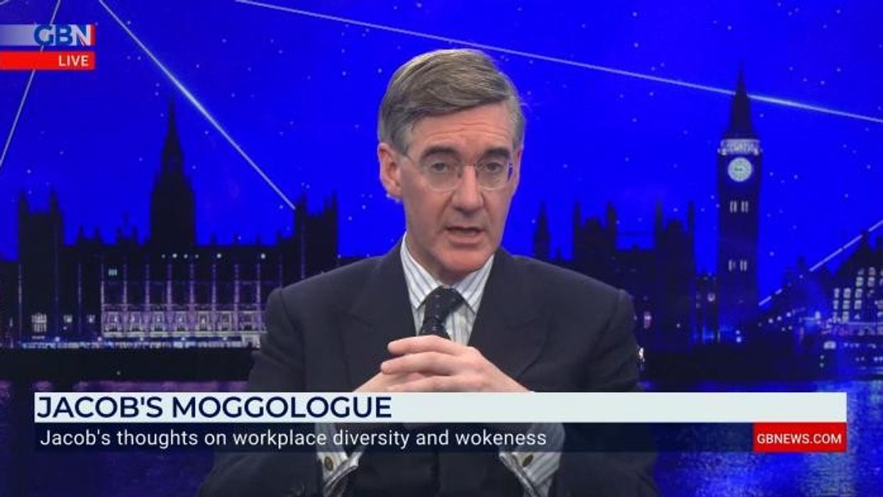 If you're a white man, Aviva don't want you and they don't approve of you, says Jacob Rees-Mogg
