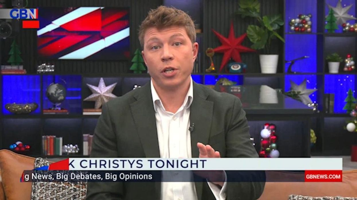 WATCH: Patrick Christys opens GB News show with grave health warning to viewers