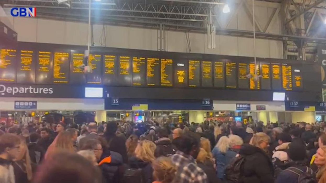 Travel CHAOS at Waterloo Station as Storm Henk prompts mass cancellations