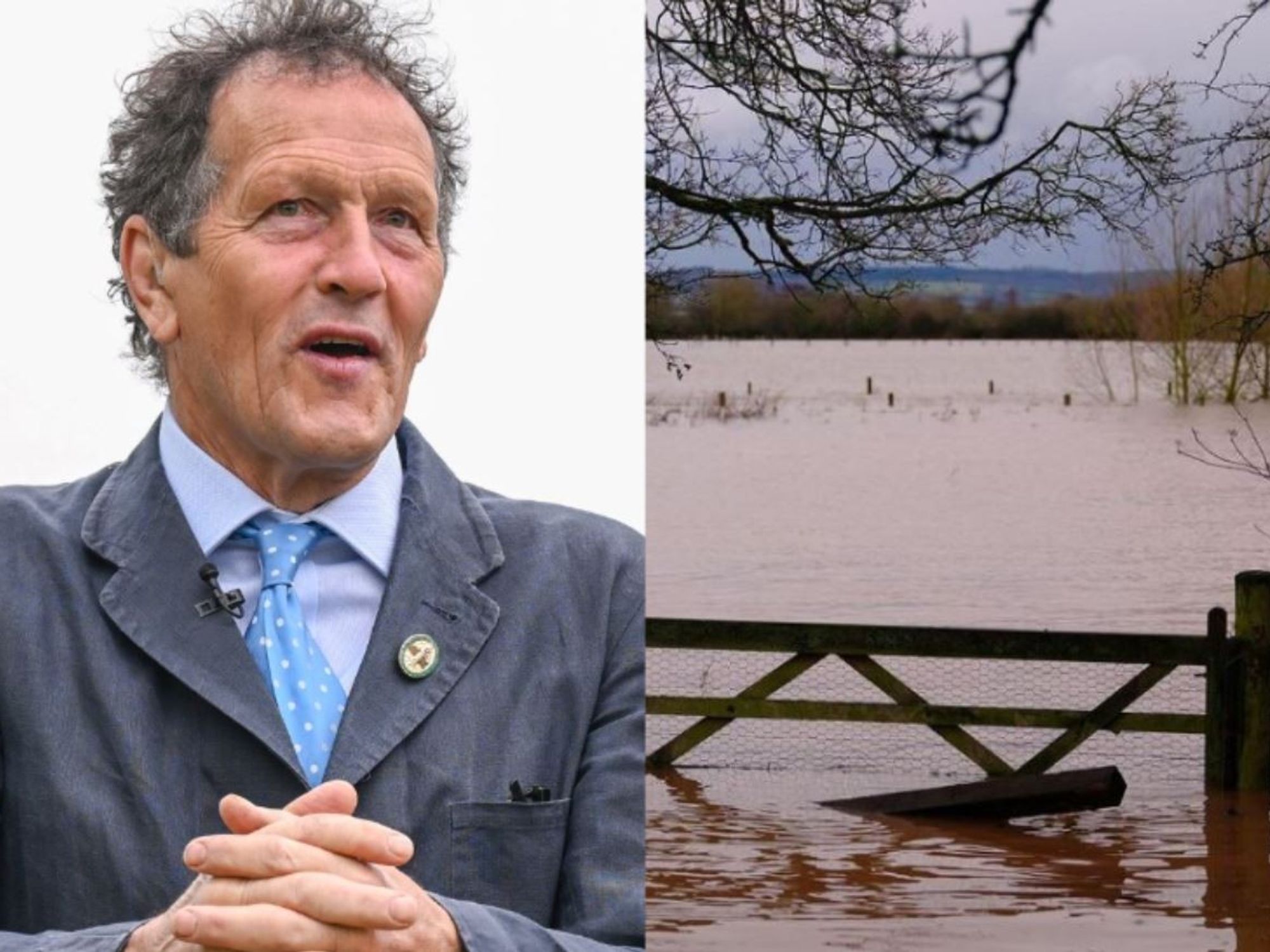 Monty Don sparks concern as fans plead 'stay safe' over devastating Longmeadow flooding update