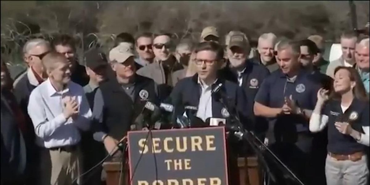 NextImg:WATCH: House speaker 'heartbroken' as he visits US-Mexico border