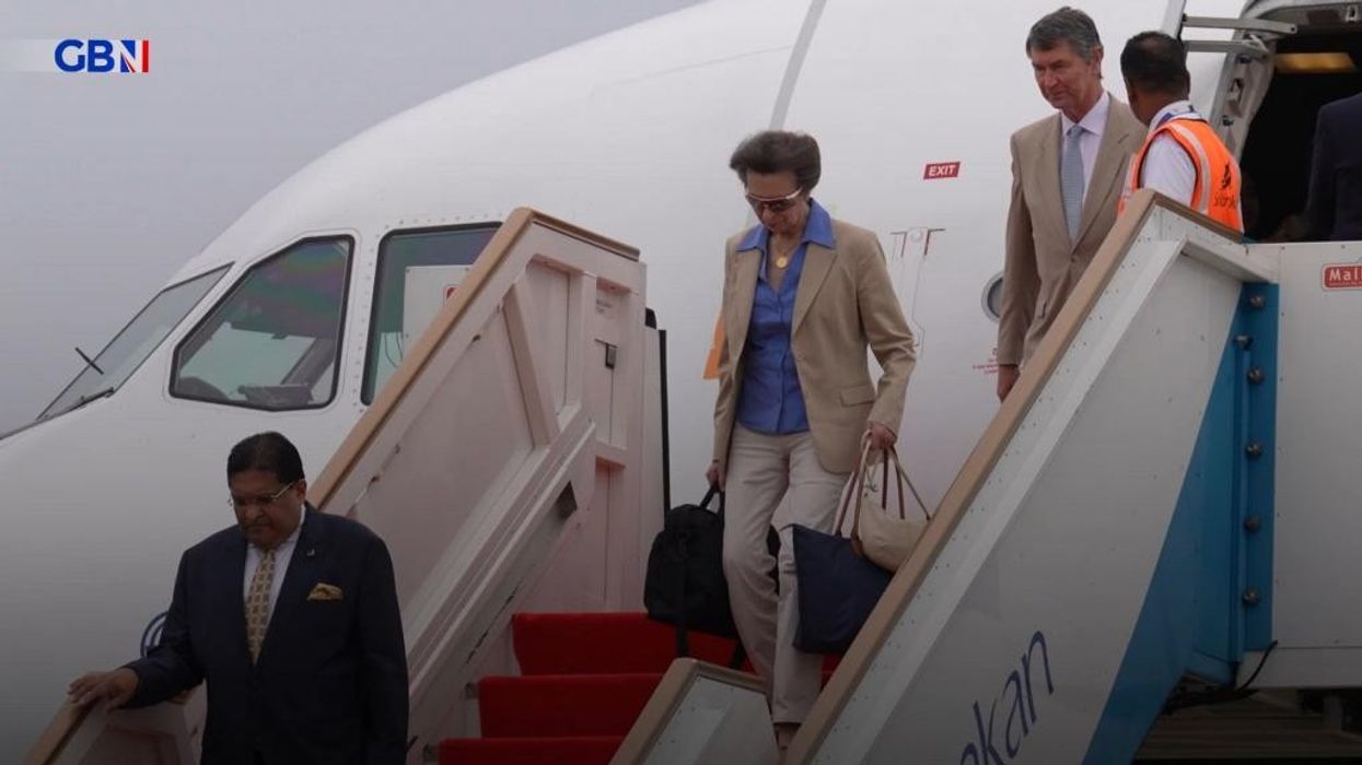 WATCH: Princess Anne visits Temple of the Sacred Tooth Relic in Sri Lanka