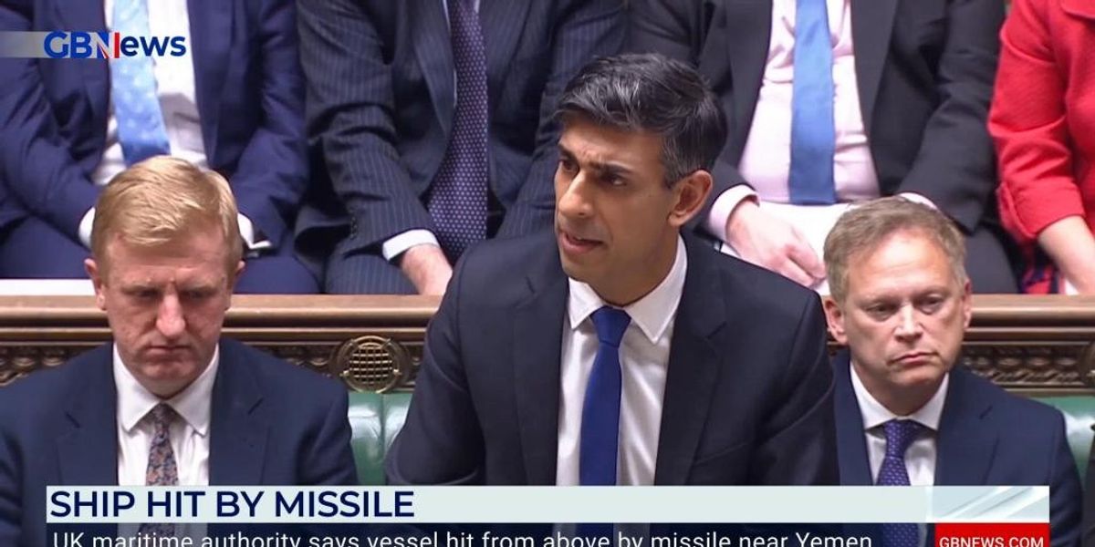 NextImg:WATCH: Rishi Sunak warns Government is 'prepared to back words with actions' against Houthi rebels