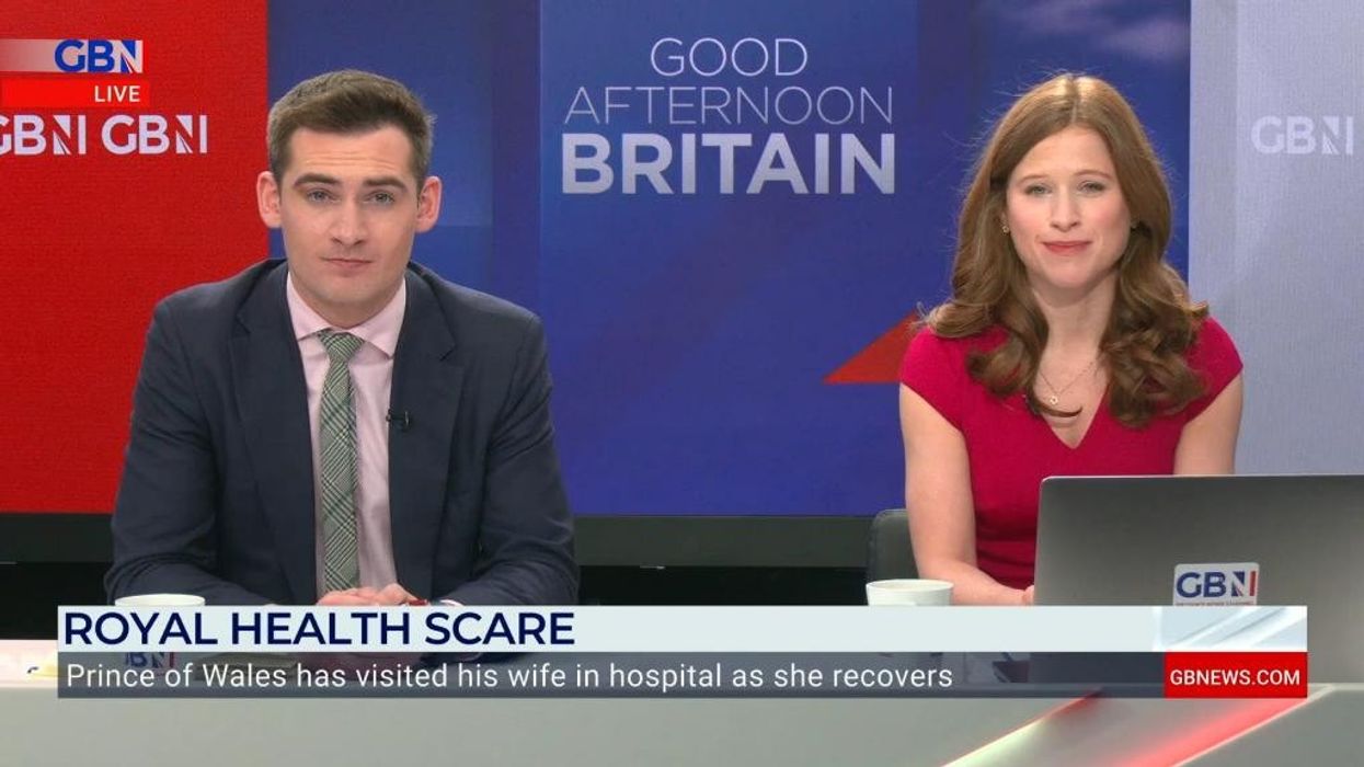WATCH: Prince William has visited Princess Kate in hospital